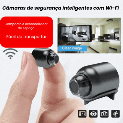 MicroVigi HD™ - Mini Câmara de Segurança Inteligente