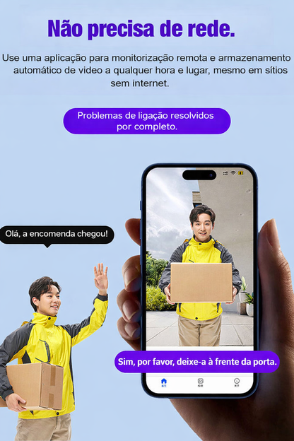 MicroVigi HD™ - Mini Câmara de Segurança Inteligente